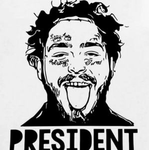 5" posty for president decal sticker
